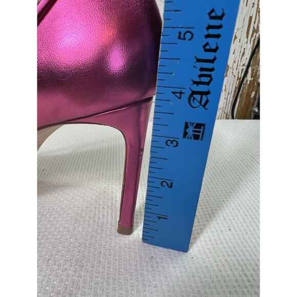 Antonio Melani Women’s Shoes Size 9.5 Heels Lillian Leather Lace-up Pumps Pink - Picture 16 of 16